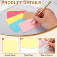 thumbnail image 3 of Uxcell 100 Hojas Tarjetas Pequeñas en Blanco, 2.1" x 3.5" Cartulina Doble Cara Gruesa 350gsm Tarjeta con Esquinas Redondeadas para Etiquetas de Regalo de Agradecimiento DIY, Amarillo Claro, 3 of 6