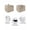Light Beige Light Brown, variant on Happy Easter Small Toaster Cover 2 Slice, Kitchen Appliance Covers, Spring Bunny Colorful Eggs Carrots Leaves Toaster Oven Cover with Loop, Bread Machine Cover Polyester Dust Cover Protection