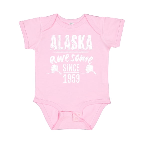 Inktastic Alaska Awesome Since 1959 Boys or Girls Baby Bodysuit