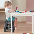 thumbnail image 3 of ACSTEP Folding Step Stool 13'' Tall Adults Step Stool Plastic Step Stools with Non-Slip Surface - Gray, 3 of 10