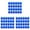 Blue 3PCS, variant on YWIYIUD 48 Pack Lights Candles Battery Operated, Flameless Flickering Electric LED Blue Candles for Wedding Table Decor, Festival Celebration 1.7inch