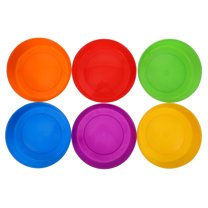 Raindrops 1 Set 6pcs Kids Paint Tray Plastic Pigment Plate Color Mixer Drawing Tray