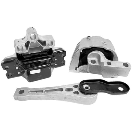 4M Auto Parts Hydraulic Right Engine Mount Rear Lower Engine Torque Strut Mount & Hydraulic Left Transmission Mount 3PCS Parts 9092 9283 9262. A6929 A6962 A6960HY