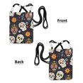 thumbnail image 4 of Multi-Color Cross-Body Handbag 8.27×5.91in Waterproof, Scratch-Resistant And Odor-Free Detachable Shoulder Strap Festive Cute Sugar Skulls (3), 4 of 8
