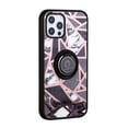 thumbnail image 5 of Bemz Ring Series Case for iPhone 14 Plus (TPU Silicone Cover with Magnetic Stand) - Black White Marble, 5 of 6