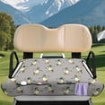 thumbnail image 3 of XYZCANDO Cute Golfing Duck Golf Cart Seat Cover | 4 Storage Pockets Washable Non-Slip Universal Fit for 2-Seat Golf Carts, 3 of 9