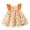 a-Orange360130, variant on FINALGANG Toddler Girls Strawberry Print Dress Ruffle Strap A Line Casual Dress With Matching Straw Bag For Summer Daily Wear Classic Dress