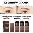 thumbnail image 1 of Crema para cejas Jaysuing Eyebrow Marking, naturalmente resistente al agua, no se mancha, de aplicación rápida, juego de delineador de cejas tridimensional Lazy Eyebrow Marking BF |, marrón medio, 1 of 5