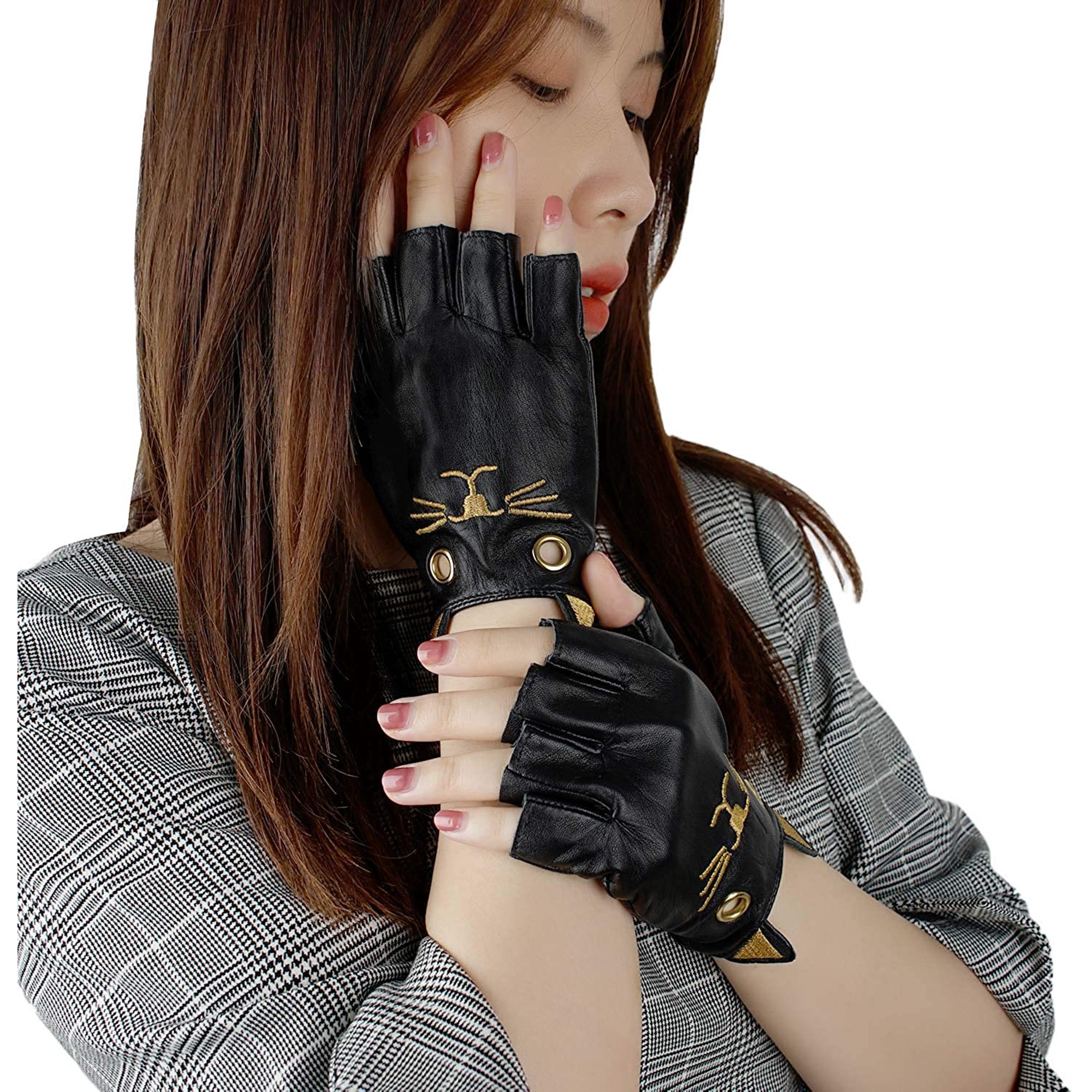 leather driving gloves pattern