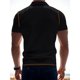 thumbnail image 4 of pstuiky camisetas de hombre, Camisa informal de verano para hombre, color liso, ventilada, holgada, con cremallera y bolsillos de solapa, manga corta ropa de hombre s, 4 of 9
