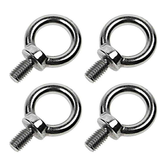 Machine Eye Bolt - Stainless Steel Type 316 - 5/8" x 1-1/16" - 4 Pac