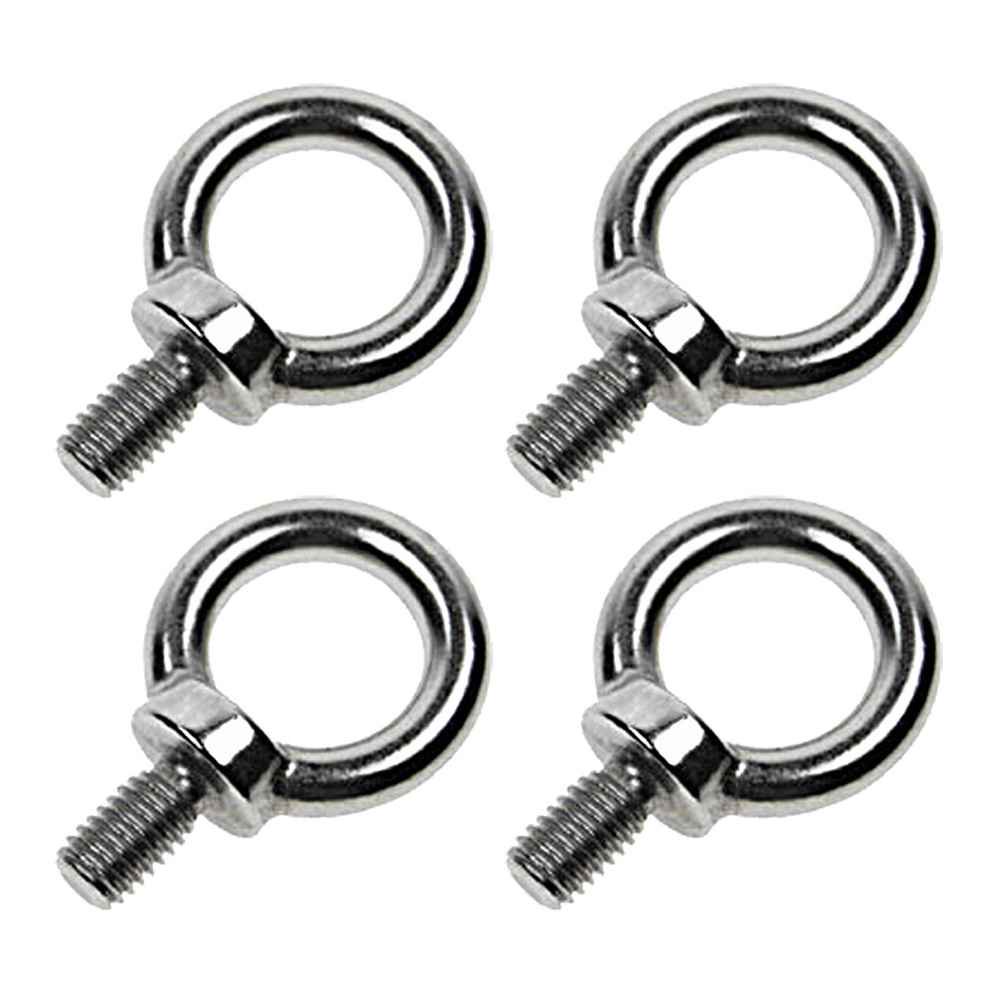 Machine Eye Bolt Stainless Steel Type 316 5/8" x 11/16" 4 Pac