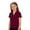 F-419Wine, variant on ZHOGXU Toddler Kids Girls Polo Shirt Solid Color Short Sleeve Lapel Breathable Lightweight Tee Top For Everyday Wear,WN,5-6 Years