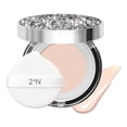 thumbnail image 1 of 2aN Gleaming Tension Cushion Foundation Pact 0.45 oz Base de maquillaje Korean Cushion liviana y edificable con ceramidas y Centella Asiática (#17 Pure Ivory 0.45 oz), 1 of 5