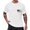 White, variant on Vedolay Casual Tops For Men T-Shirt Men Short Sleeve Tops,Khaki XXL