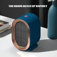 thumbnail image 3 of Calentador de escritorio de invierno Calentador eléctrico pequeño para interiores Calefacción de cerámica multifuncional-Azul-Enchufe del Reino Unido Teléfono móvil Teléfono móvil Accesorios para teléfonos móviles, 3 of 5