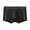 Black, variant on Mens Underwear Boxers Briefs Solid Color Washable Incontinence 2.3 oz Absorbency Reusable Leak Proof Odor Control Trunks Breathable Bulge Enhancing Wicking Lightweight Cool Male Underpants