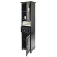 thumbnail image 3 of Winsome Wood Alps Tall Cabinet with Glass Door, Black Finish, 3 of 3