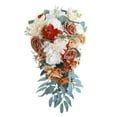 thumbnail image 4 of Ramo de novia para novia, ramo de flores artificiales, ramo de hojas para dama de honor, ramo de novia para suministros para fiestas de bodas, 4 of 9