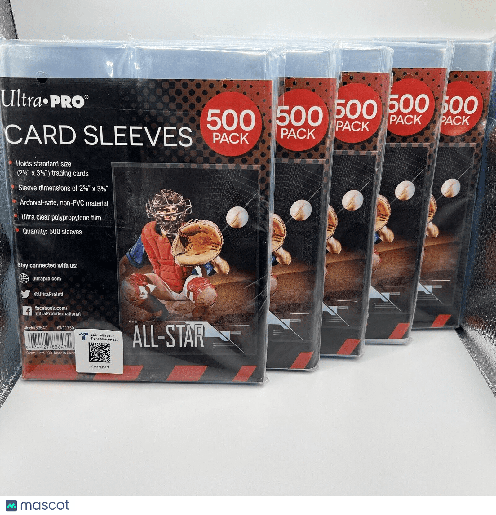 Archival Acid Free Trading Card Sleeves Ultra Pro 20 Packs Of 100 Clear  Card Sleeves - 2,000 Total Sleeves For 2.5 X 3.5 Cards 2000 Card Sleeves  Bulk Pack