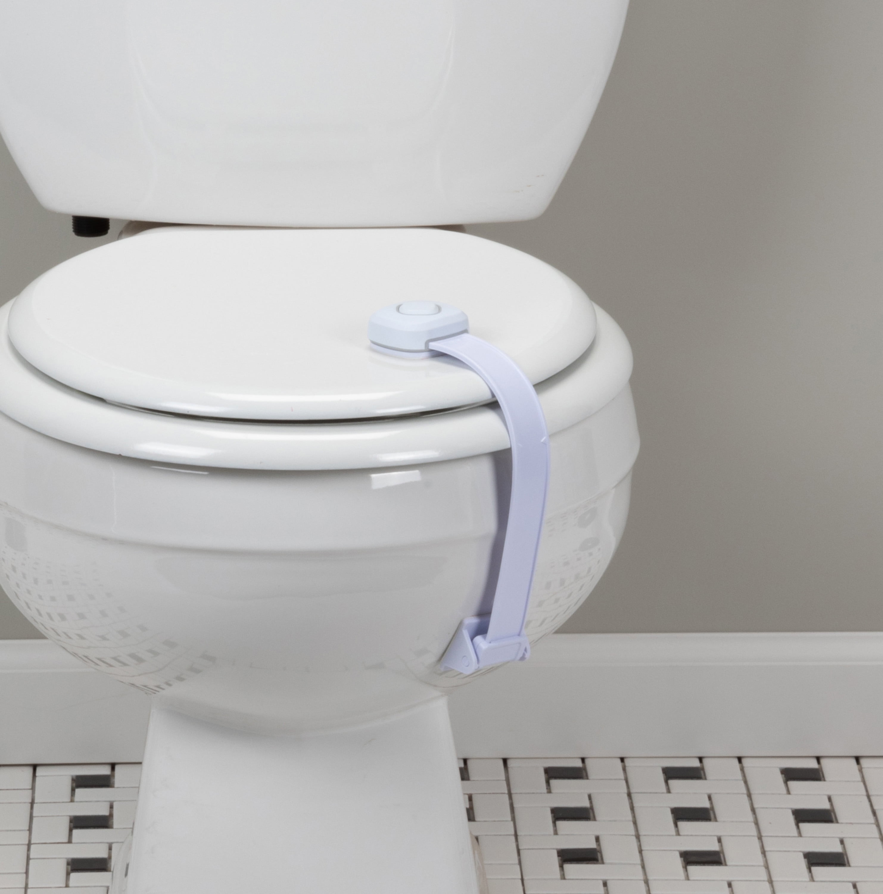 (2 pack) Safety 1st OutSmart Toilet Lock, White, Toddler