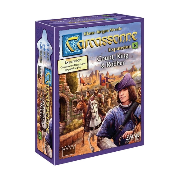 Carcassonne Strategy Board Game: Count, King & Robber Expansion  for Ages 7 , from Asmodee