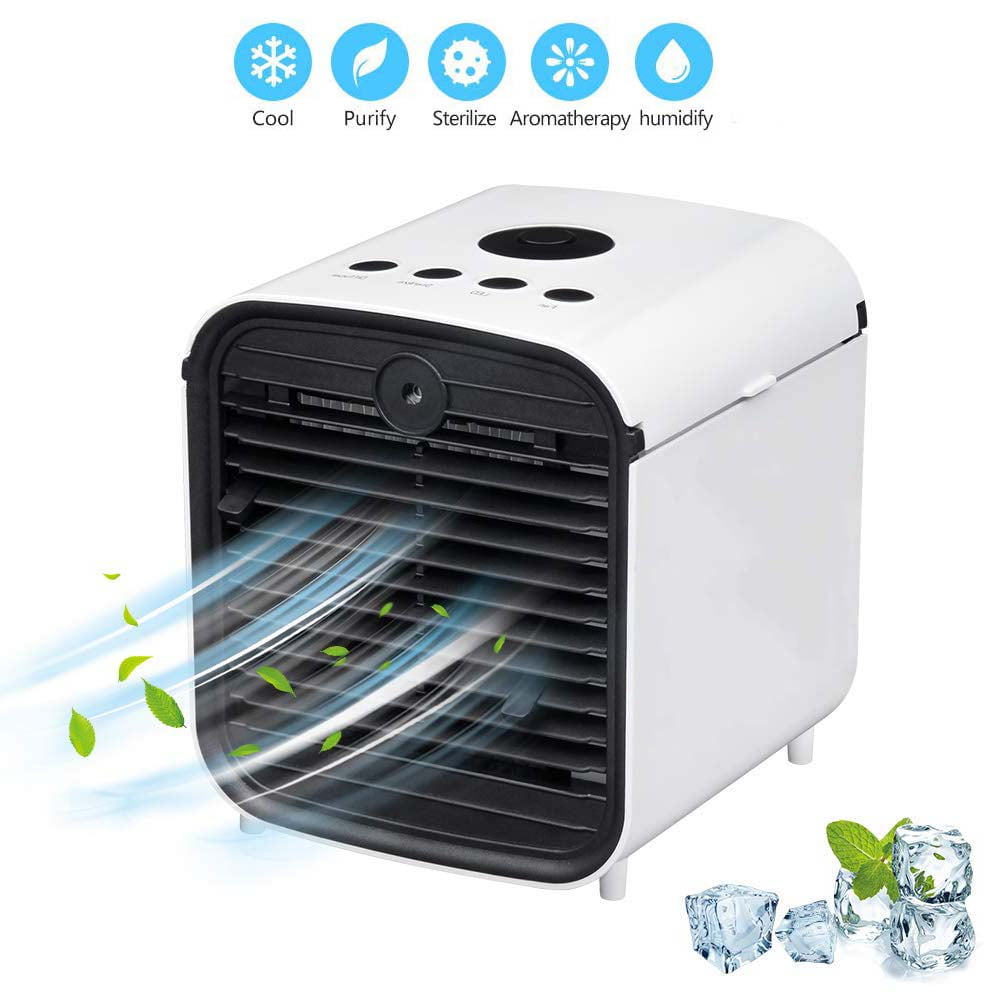 2020 Portable Mini AC Air Conditioner 3 in 1 Cooling Fan Humidifier Purifier