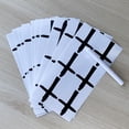 thumbnail image 4 of Player Cross Eye Black Stickers 60 Pcs Eye Strips Sports Eye Black Stickers with 1 White Pencil, 4 of 5