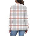 thumbnail image 4 of Womens Plus Size Fall Clothes, Long Sleeve Shirts for Women Fashion Loose Fit Striped Printed V Neck T-Shirts, 4 of 5