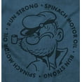 thumbnail image 2 of Popeyes Spinach Motor Oil Run Strong Men's Graphic T Shirt Tees Brisco Brands 2X, 2 of 6