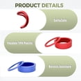 thumbnail image 3 of Toss Rings OUTOSS, paquete de 12 unidades, TPR suave, 2 colores, 3 of 5