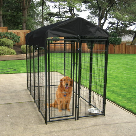 Lucky Dog Uptown Welded Wire Dog Kennel with Free (Best Boarding Kennels Reviews)