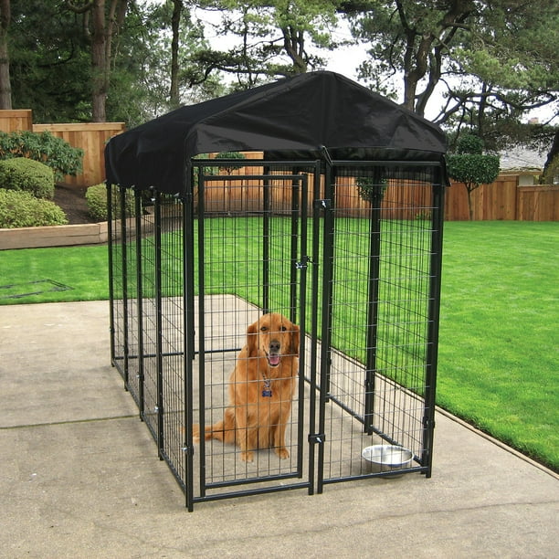 Lucky Dog Uptown Welded Wire Dog Kennel with Free Cover