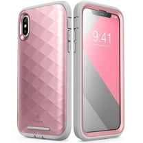 iPhone X Case, Clayco [Hera Series] Full-body Rugged Case with Built-in Screen Protector, Iphone X, RoseGold