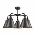 thumbnail image 2 of Innovations Lighting  Ballston Urban - 5 Light 26" Stem Hung Chandelier Oil Rubbed Bronze, 2 of 2