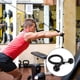 thumbnail image 3 of Portable Tricep Rope, 70cm Nylon Sport Tricep Rope Tricep Rope Pull Rope For Fitness Workout, Biceps, Triceps, Gym Or Home - Black, 3 of 4
