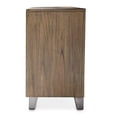 thumbnail image 3 of Michael Amini Del Mar Sound Wood Nightstand in Boardwalk Brown, 3 of 4