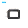 thumbnail image 2 of Uxcell Metal Rectangle Rings Buckle, Zinc Alloy Adjuster Sliders Webbing Strap Fasteners Black 16mm, 2 of 7