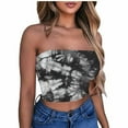 thumbnail image 2 of Tube Tops, Womens Printed Strapless Yoga Exercise Chest Wrap Pullover, 2 of 4