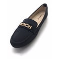 thumbnail image 3 of Victoria K Rhinestone Gold Link Chain With Buckle Moccasins (Women), 3 of 4