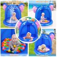 thumbnail image 7 of Popolic Inflatable Baby Pool, Elephant Baby Splash Pool with Canopy Extra Soft Bubble Base for Kids Toddlers, Splash Water Fun Summer Blow Up Shade Pool for Outdoor and Indoor, 7 of 7