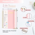 thumbnail image 5 of CTCMSP Spiral Address Password Book with Alphabetical Tabs,Large Print Hardcover Notebook,6.3"×8.5",Pink, 5 of 6
