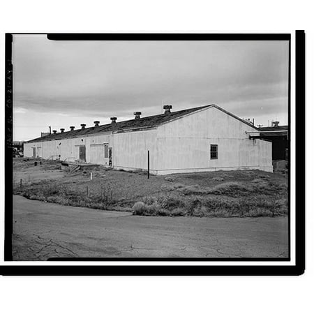 Historic Print, Rocky Mountain Arsenal, Storage Warehouse for Incendiary Clusters, 1659 feet South of December Seventh Avenue; 2060 f, Commerce City, Adams County, CO, 16" x 20"