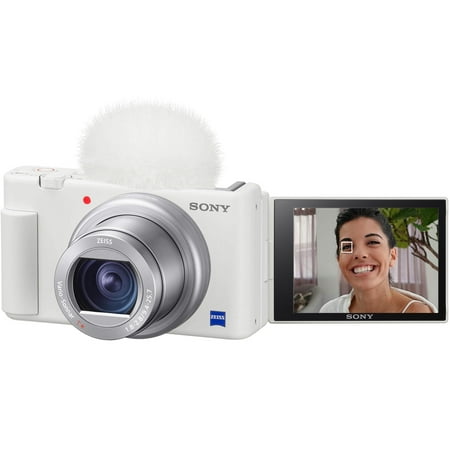 UPC: 0027242921245 | Sony ZV-1 Compact Digital Vlogging 4K Camera for Content Creators & Vloggers DCZV1/W