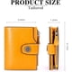 thumbnail image 3 of Cartera Pequeña de Piel Auténtica para Mujer Bloqueo RFID Color Amarillo CHAO, 3 of 5