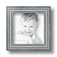 thumbnail image 2 of ArtToFrames 5x5 Inch Silver Picture Frame, This Silver Wood Poster Frame is Great for Your Art or Photos, Comes with Regular Glass (4319), 2 of 8