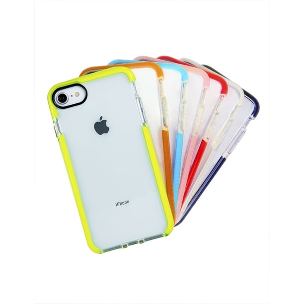 Funda InstaCase para iPhone 7 Tecnología Ultra Impacto Color Amarillo Antigolpes Uso Rudo