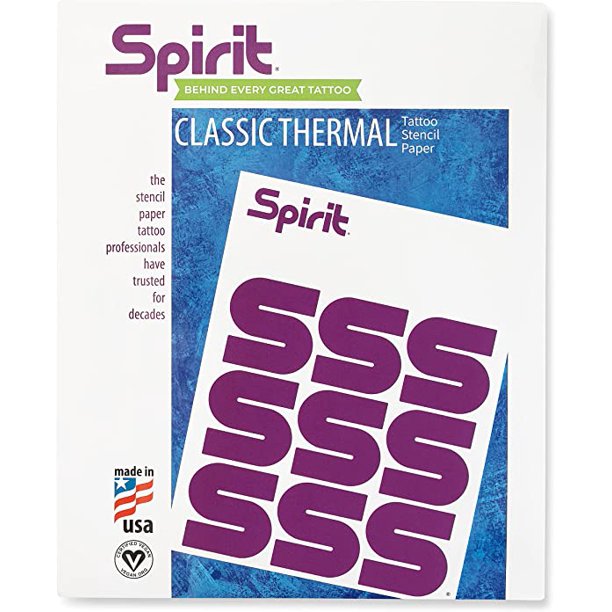Spirit Stencil Paper for Tattooing HighVisibility Tattoo Transfer