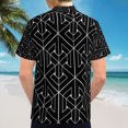 thumbnail image 6 of High Quality Hawaiian Shirts for Men Short Sleeve Aloha Beach Shirt Floral Summer Casual Button Down Shirts Blouses IPLRWT, 6 of 7