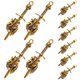 thumbnail image 4 of 10 piezas DIY espadas encantos Halloween encanto colgantes Halloween joyería DIY hacer encantos, 4 of 6